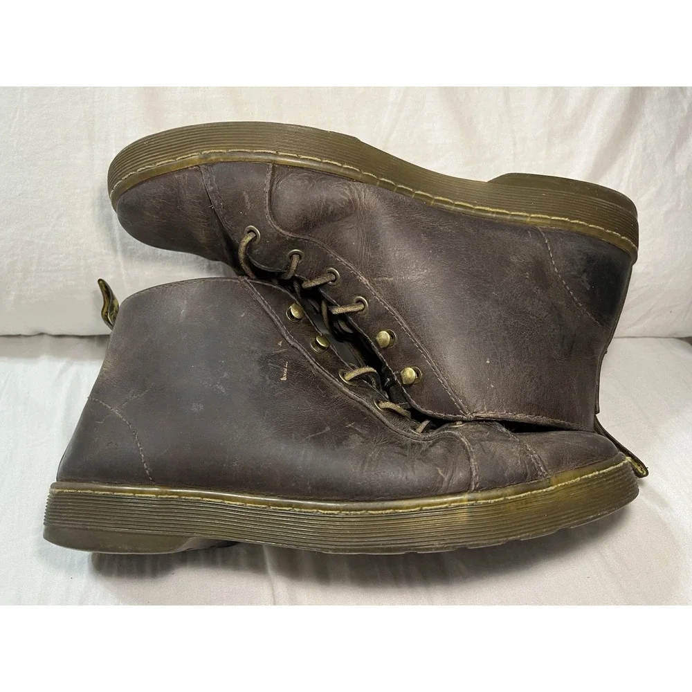 Dr. Martens Boot US: M 9 Coburg Mid 6-eye Brown Leather AW004 SK09S